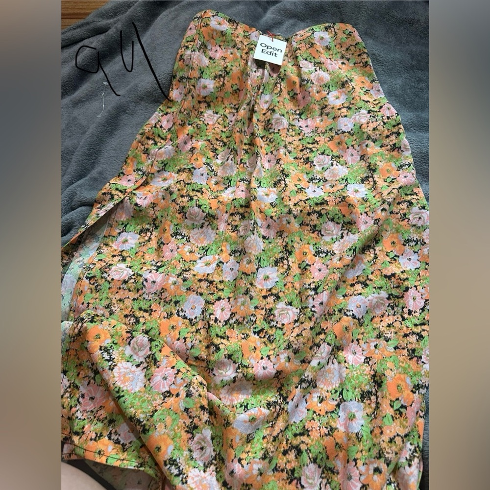 Open edit floral skirt sz xs nwt